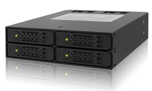 Panel nośny Icy Dock MB994SP-4SB-1, 13.3 cm (5.25"), 2.5", Aluminium, Metal, CE, REACH - 2973489