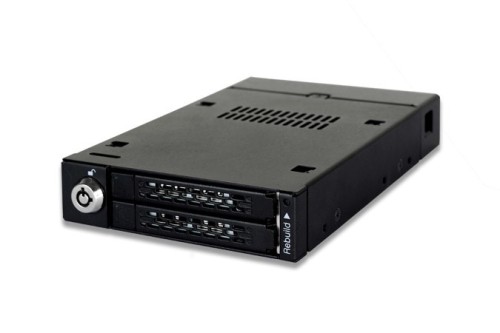 Płyta montażowa IcyDock 2x6,3cm SATAI-III w 1x3,5" RAID-Controlle - 2973496