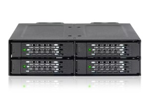 Płyta montażowa IcyDock 4x6.3cm SATAI-III w 1x5.25" HDD/SSD bk