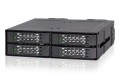 Płyta montażowa IcyDock 4x6.3cm SATAI-III w 1x5.25" HDD/SSD bk - 2973510