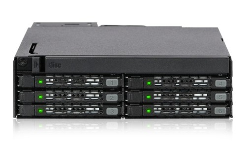 Płyta montażowa IcyDock 6x6,3cm SATAI-III w 1x5,25" HDD/SSD sw sprzedaży detalicznej - 2973521