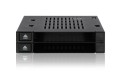 Płyta montażowa IcyDock 2x6,3cm SATAI-III/SSD/SAS MB522SP-B - 3008598