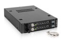 We-Ra. IcyDock z miejscem na 2 dyski: 2x6,3cm SATAI-III/SAS HDD&SSD w kolorze, 1x3,5" Metal - 2973592