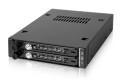 We-Ra. IcyDock z miejscem na 2 dyski: 2x6,3cm SATAI-III/SAS HDD&SSD w kolorze, 1x3,5" Metal - 2973593