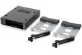 We-Ra. IcyDock z miejscem na 2 dyski: 2x6,3cm SATAI-III/SAS HDD&SSD w kolorze, 1x3,5" Metal - 2973596