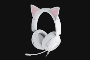 Zestaw słuchawkowy Razer Gaming | Kraken Kitty V3 X | Przewodowe | Nauszne | Mikrofon | Biały