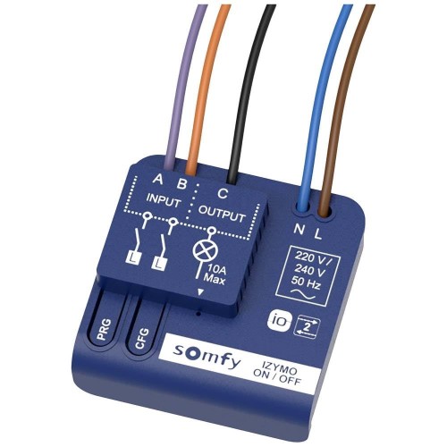 Somfy 1822649 - Izymo Licht-Empf?nger io AN/AUS TaHoma (Switch) kompatibel - 3002353
