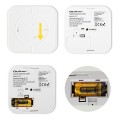 QOLTEC CZUJNIK TLENKU WĘGLA (CZADU) Z BATERIĄ | DETEKTOR CO | ALARM 85DB | LED - 3002373