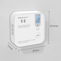 QOLTEC CZUJNIK TLENKU WĘGLA (CZADU) Z BATERIĄ | DETEKTOR CO | ALARM 85DB | LED - 3002375