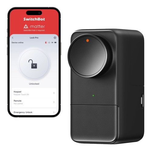 SwitchBot Lock Pro Inteligentny zamek do drzwi - 2974563