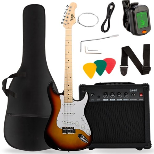 V-TONE EGA 39 SB gitara elektryczna 4/4 stratocast - 2974747