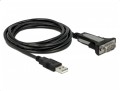 DeLOCK 65962 kabel równoległy Czarny 3 m USB Typu-A DB-9 - 3002433