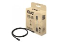 CLUB3D CAC-2501 kabel Thunderbolt 1 m 120 Gbit/s Czarny - 3002453