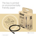 CLUB3D CAC-2501 kabel Thunderbolt 1 m 120 Gbit/s Czarny - 3002452
