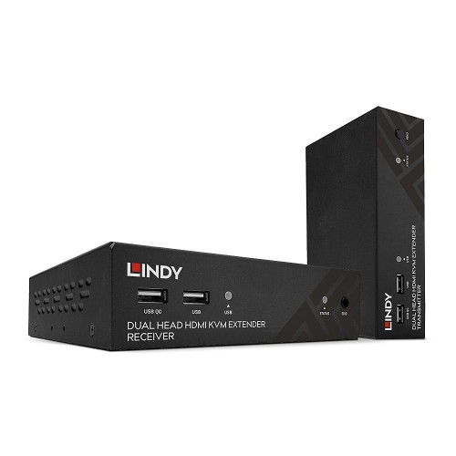 Lindy 39374 przedłużacz KVM Nadajnik i odbiornik - 3002475