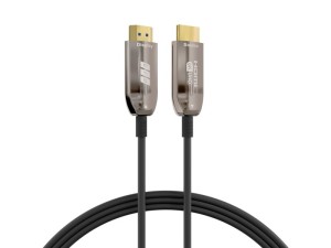 EFB Elektronik HDMI-21-00008 kabel HDMI 30 m HDMI Typu A (Standard) Czarny, Stal nierdzewna