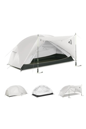 Namiot NATUREHIKE MONGAR PRO 2 20D CNK2550WS037-LIGHT GREY - 3002498