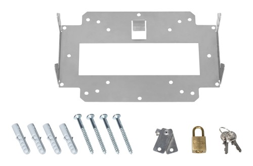 LANCOM Wall Mount + Lock (LN, Bulk 10) Metaliczny - 3002691
