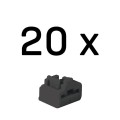 Lindy 47892 bloker portów Blokada portu RJ-45 Czarny Kopolimer akrylonitrylo-butadieno-styrenowy (ABS) 20 szt. - 2975968