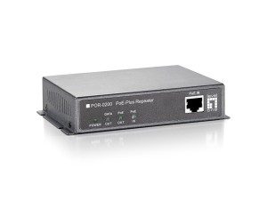 Wzmacniacz sygnału LevelOne PoE+ 1xPoE 100Mbps szary