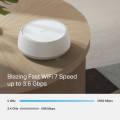 TP-Link DECO BE25(3-PACK) siatkowy system wi-fi Dual-band (2.4 GHz/5 GHz) Wi-Fi 7 (802.11be) Biały 2 Wewnętrzny - 2976214