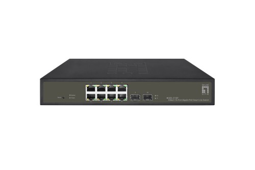 Przełącznik LevelOne Hilbt GB/SL PoE+ 10-portowy 19" 130W 1Gbps - 2976325
