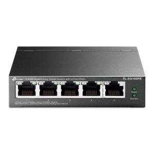 Switch TP-Link TL-SG105PE Zarządzany L2 Gigabit Ethernet (10/100/1000) Obsługa PoE Czarny