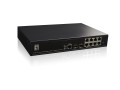Zarządzalny przełącznik PoE+ LevelOne GB/L2 10-portowy 19" 180 W 1 Gb/s - 2976299