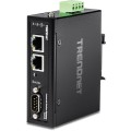 Brama przemysłowa TRENDnet TI-M12 - 100Mb LAN, RS-232, RS-485, Modbus, RS-442 - DC - Możliwość montażu na ścianie / szynie DIN - Zgodny z TAA - 2976474