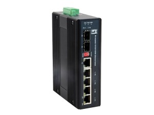 Przełącznik LevelOne Industrial GB 6-portowy/IP30+DIN 1Gbps