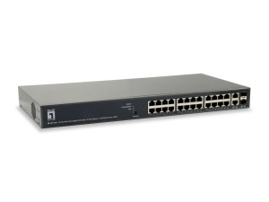 Przełącznik LevelOne TURING WebSmart/GB PoE 26-portowy 185 W 1 Gb/s
