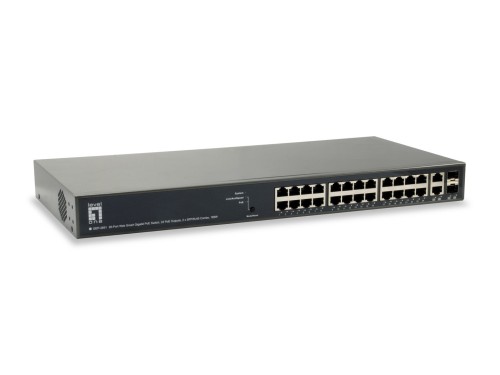 Przełącznik LevelOne TURING WebSmart/GB PoE 26-portowy 185 W 1 Gb/s - 2976290