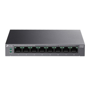 TP-Link LiteWave LS108GP przełącznik sieciowy Nie zarządzany Gigabit Ethernet (10/100/1000) Obsługa PoE Czarny