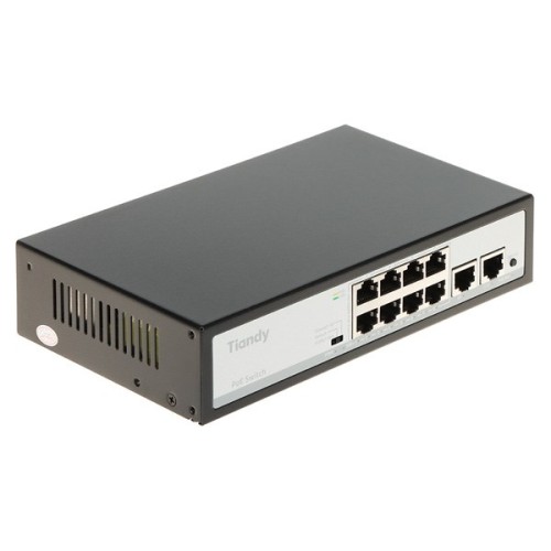 Switch POE TC-P3S010 SPEC:H/0820/AT/90 8-portowy Tiandy - 2976577