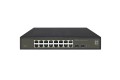 LevelOne Hilbert 18-portowy gigabitowy przełącznik Smart Lite - 16 x Gigabit RJ45 - 2 x Gigabit SFP - 2976542