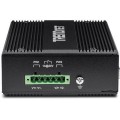 Przełącznik TRENDnet TI-UPG62 - Niezarządzalny - 4 x 10/100/1000 (PoE+) + 2 x Gigabit SFP - Możliwość montażu na szynie DIN, Montaż na ścianie - PoE+ (240W) - DC - 2976585