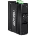Przełącznik TRENDnet TI-UPG62 - Niezarządzalny - 4 x 10/100/1000 (PoE+) + 2 x Gigabit SFP - Możliwość montażu na szynie DIN, Montaż na ścianie - PoE+ (240W) - DC - 2976582