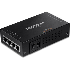 Wtryskiwacz TRENDnet POE+ 65W 4-portowy