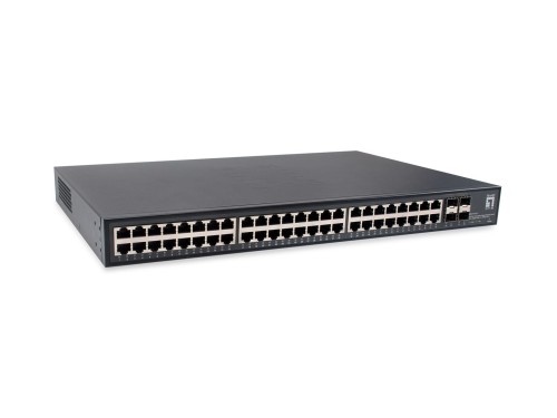 Przełącznik LevelOne GB 52-portowy 19" 10 Gb/s - 2976616