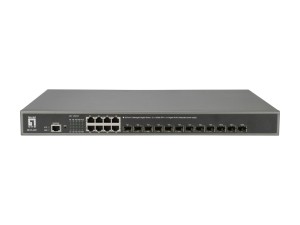 Przełącznik zarządzalny LevelOne GB/L3 20-portowy 19" 10 Gb/s