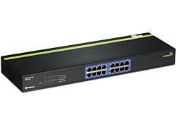 Przełącznik TRENDnet 16 portów Gbit 19" metalowy