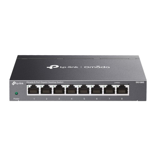 TP-Link Omada DS108G przełącznik sieciowy Nie zarządzany Gigabit Ethernet (10/100/1000) Czarny - 3002864