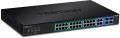 Przełącznik TRENDnet 28 portów zarządzalny Gbit PoE+ 370W WebSmart 19" - 2976847
