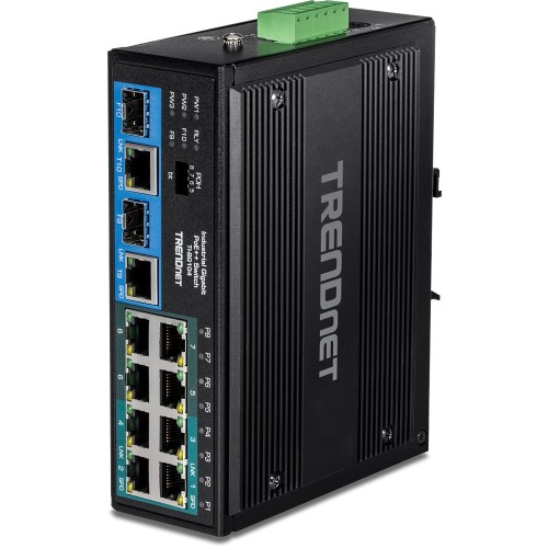 Trendnet TI-BG104 przełącznik sieciowy Nie zarządzany Gigabit Ethernet (10/100/1000) Obsługa PoE Czarny - 2976988