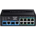Trendnet TI-BG104 przełącznik sieciowy Nie zarządzany Gigabit Ethernet (10/100/1000) Obsługa PoE Czarny - 2976991