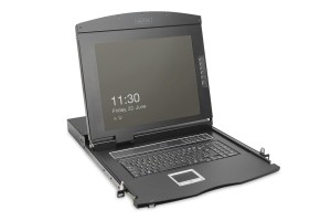 Digitus DS-72221-1GE konsola rackowa 48,3 cm (19") 1920 x 1080 px Czarny 1U