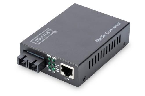 Digitus DN-82020-1 konwerter sieciowy 100 Mbit/s 1310 nm Multifunkcyjny Czarny - 3003155