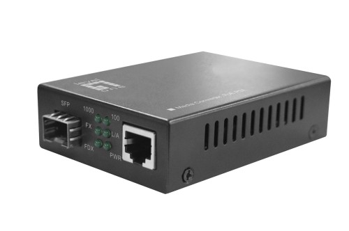 LevelOne GB Konwerter RJ45->SFP 1Gbps PoE PSE 30W - 2977909