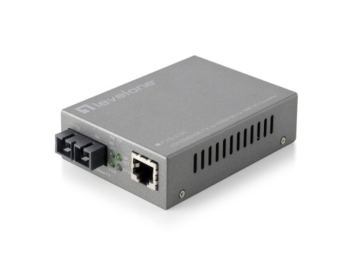 Konwerter mediów LevelOne Web Smart Series FVS-3120 - RJ-45 / SC Pojedynczy tryb - do 20km (FVS-3120) - 2978008