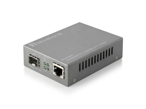 LevelOne FVS-3800 konwerter sieciowy 100 Mbit/s Szary - 2978053